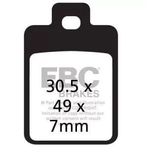 Végkiárusítás EBC Blackstuff Kevlar-Aramid fékbetét