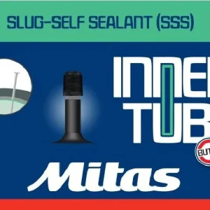 Biztonságos fizetés [Mitas / Gyermek] - 37/54-406 20-1,50/2,10 AV35 SLUG kerékpár tömlő