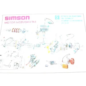 [SIMSON / 51] - SZERELÉSI ÁBRA S51 Különleges ajánlat