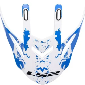 Prémium LS2 MX437 Napellenző Spot Fehér Kék