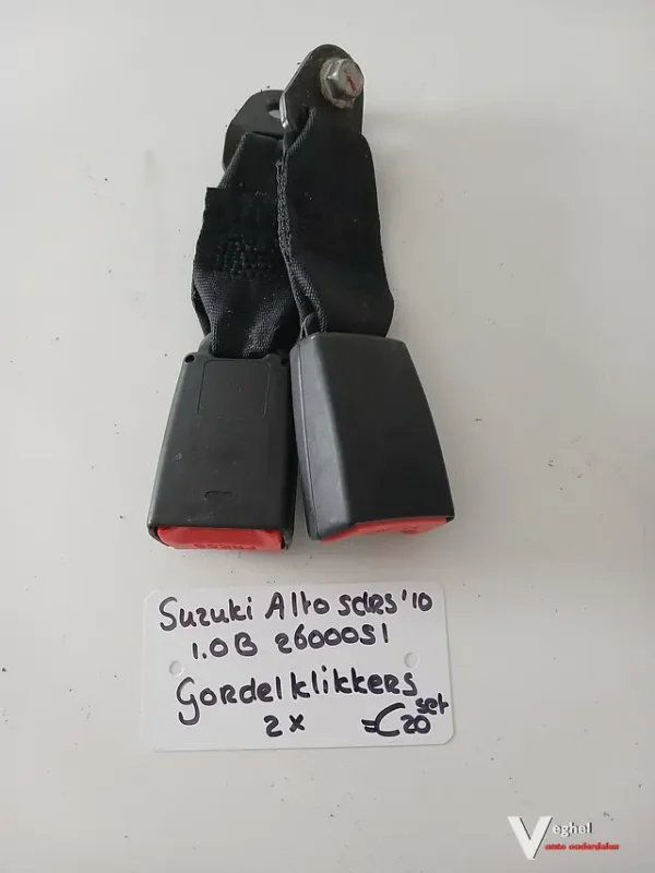 Árcsökkenés Suzuki Alto 5drs 1.0B 2600051 Gordelklikkers 2x '10