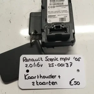 Outlet Renault Scenic 2.0 16v 2005 2500137 KaartLezer Kaarthouder + 2 kaarten