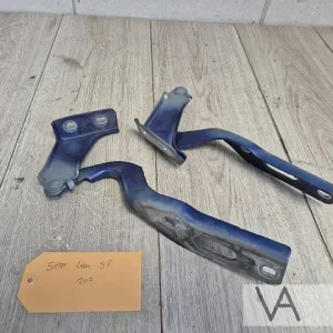 Biztonságos vásárlás Seat Leon 5f 2013 - 2020 motorkap scharnier SET €30 blauw