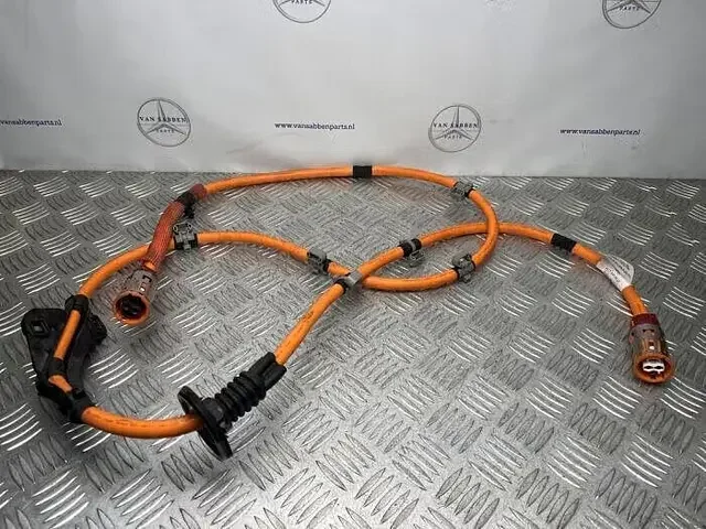 Biztonságos fizetés HV kabel (hoog voltage) van een Mercedes A-Klasse