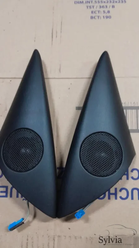 Tweeters Speakers set voorzijde BMW Z4 serie E85 E86 65134116313 4116313 65139143237 9143237 Ingyenes szállítás