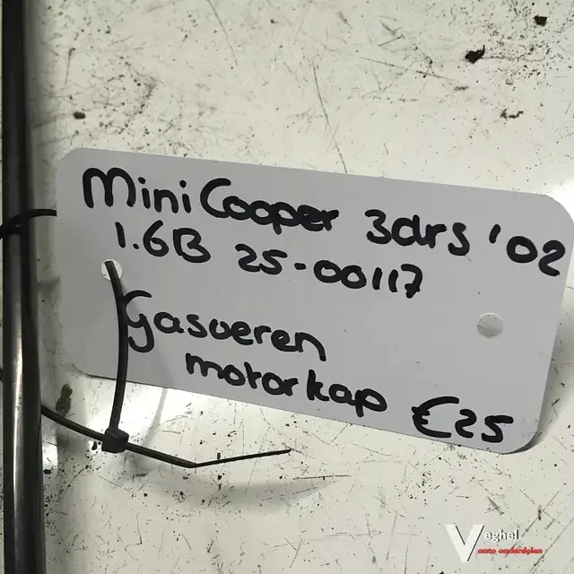 Mini Cooper 2003 1.6B 2500117Gasveren set voor Árcsökkenés