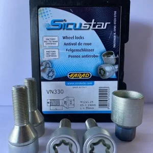 Szezonális akció Nieuwe Wielsloten Slotbouten M12x1.25 30mm Bouten anti diefstal