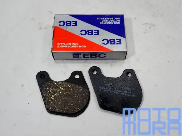 Szuper akció EBC FA072 Organische remblokken voor Harley-Davidson XL XLH XLCH 1973–1981 (achterrem) en FLT FLHT FLTC 1980–1983 (voorrem) – organisch