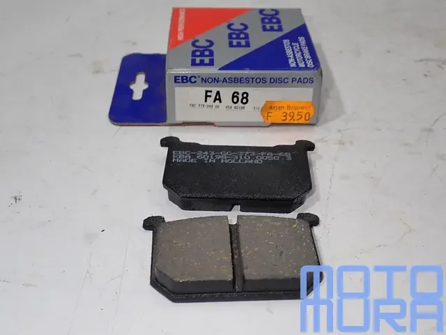 EBC FA068 Organische remblokken voor Kawasaki GPZ550 Z 250 Z 400 Z 440 Z 550 Z 700 Z 750 – organisch – voorrem Alacsony ár