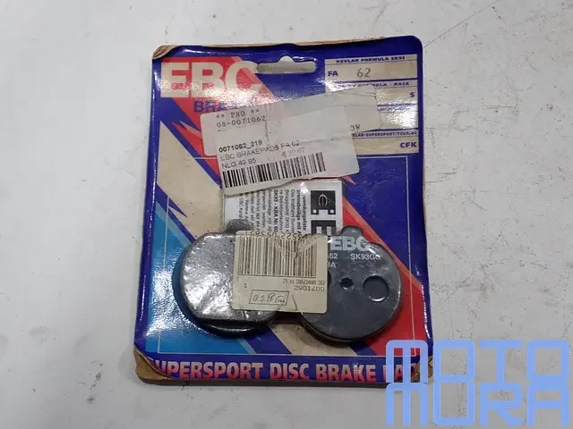 EBC FA062 Organische remblokken voor Kawasaki Z 1000 ST 1979–1982 Z 1300 A1–A5 1979–1983 en ZG 1300 A1–A3 1984–1986 – organisch – voorrem Alacsony ár
