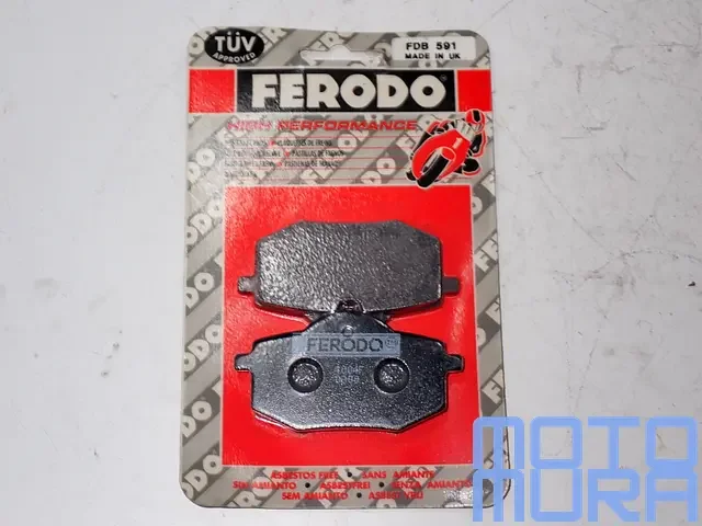 Bestseller Ferodo FDB591 Organische remblokken voor Yamaha XV 535 Virago 1988–1994 – organisch – voorrem