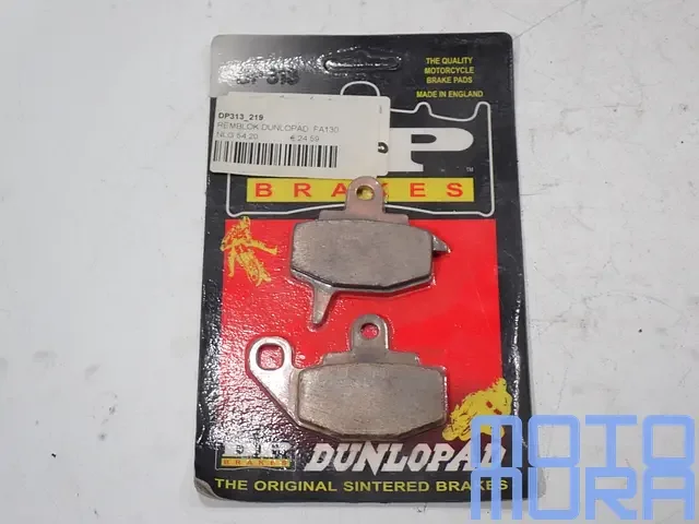 Biztonságos fizetés Dunlopad DP313 Sinter remblokken voor Kawasaki KX 125 KX 250 KX 500 KLR 650 – sinter – voorrem