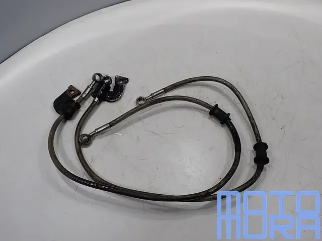 Vedd meg online Yamaha YZF-R1 RN01 RN04 1998 - 2001 rvs remleidingen rvs ommantelde remleidingen voorzijde R1 RN01 RN04