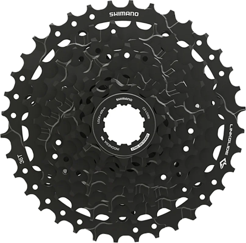 Árcsökkenés Shimano Fekete Shimano Cues LG300 11-36 Linkglide fogaskoszorú 2024