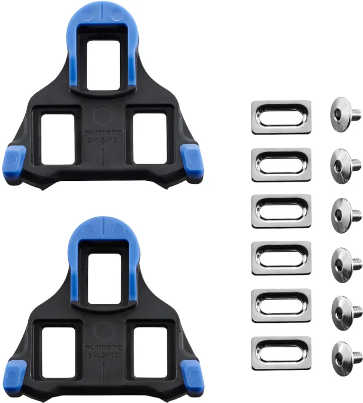 Shimano Fekete - Kék Shimano SPD-SL SM-SH12 Blue stopli 2023 Olcsó