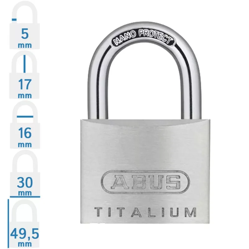 ABUS 64TI/30 KA6311 egységkulcsos lakat tetszőleges darabszámban Ajánlat