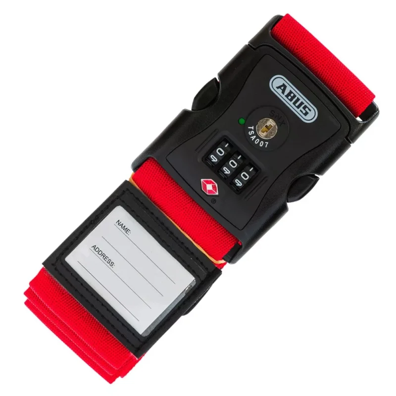 ABUS 620TSA/192 számzáras bőrönd heveder (poggyász lakat) - Piros - 87660 Biztonságos fizetés