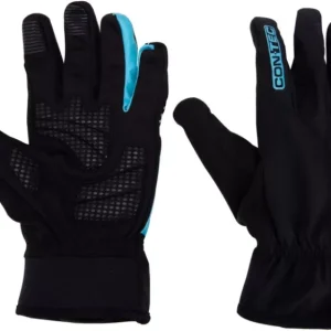Vásárlói kedvenc Contec Dense Waterproof téli hosszú ujjú kerékpáros kesztyű [fekete-kék, S]