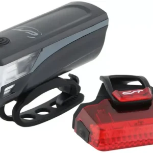 Szuper akció Contec Speed-LED elemes első+hátsó lámpa [sárga]