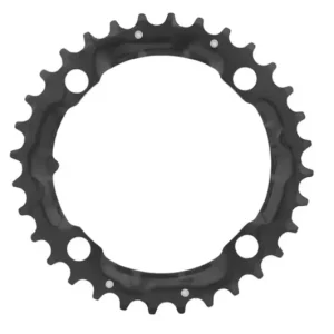 Árengedmény Truvativ MTB 3x10 4 furatos szimmetrikus lánctányér, acél [matt fekete, 44]