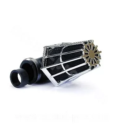 Kedvezmény Levegőszűrő sport R-EVOLUTION 28/35mm 90 fokos KRÓM/FEKETE