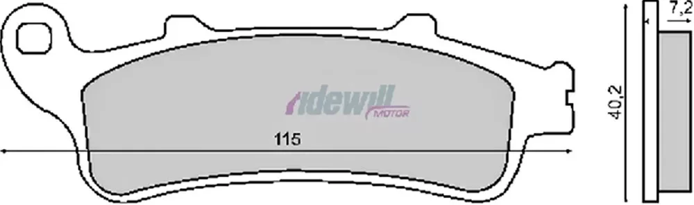 Szuper ajánlat Fékbetét Honda CB / CBR 1100 / GL / VTX 1800 RMS 0970