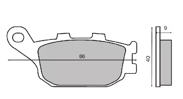 Utolsó esély Fékbetét HONDA CB 600-1000 RMS 0931