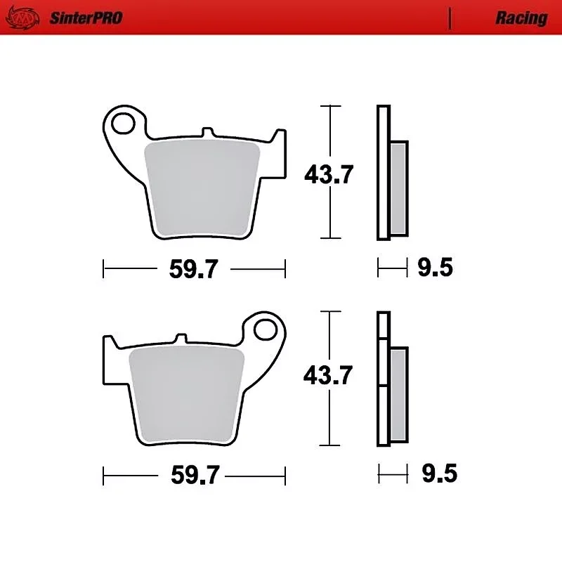Vásárlói kedvenc Fékbetét Honda CRF 250-450ccm RMS 0660