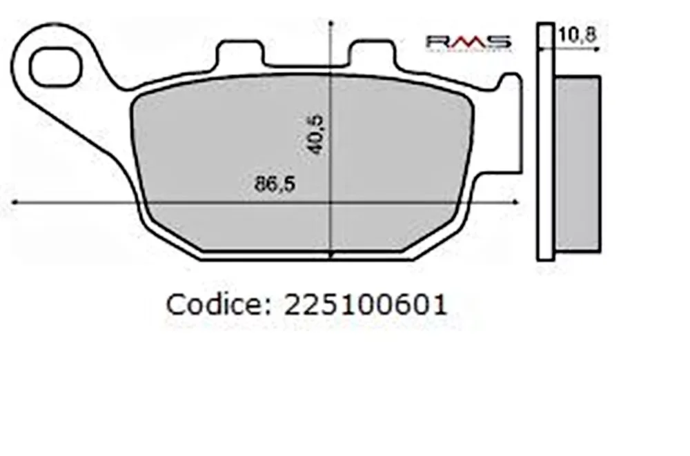 Fékbetét HONDA PANTHEON 125-150ccm 4T RMS 2610 Azonnali szállítás