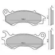 Fékbetét Honda PCX 125-150ccm RMS 2780 Azonnal elérhető