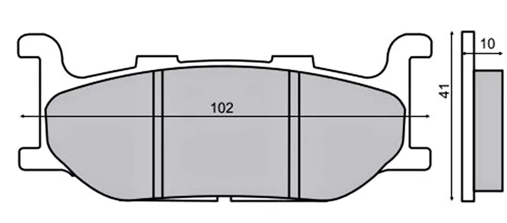 Vedd meg most Fékbetét MAJESTY 400 / T-MAX 00-03 / XJ 600 RMS 0400