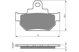 Rendeld meg most Fékbetét Suzuki Street Bike GZ / LS / TU 125-250-400-650 FD092