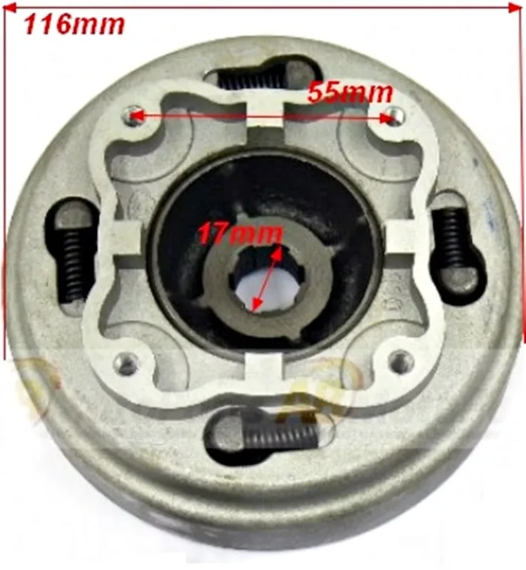 Kuplung 110-125ccm váltós (2 lamellás / 18 fogas) Expressz kézbesítés