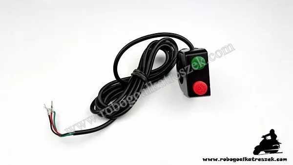 Világítás és kürt kapcsoló - elektromos kerékpárhoz Gyors kiszállítás