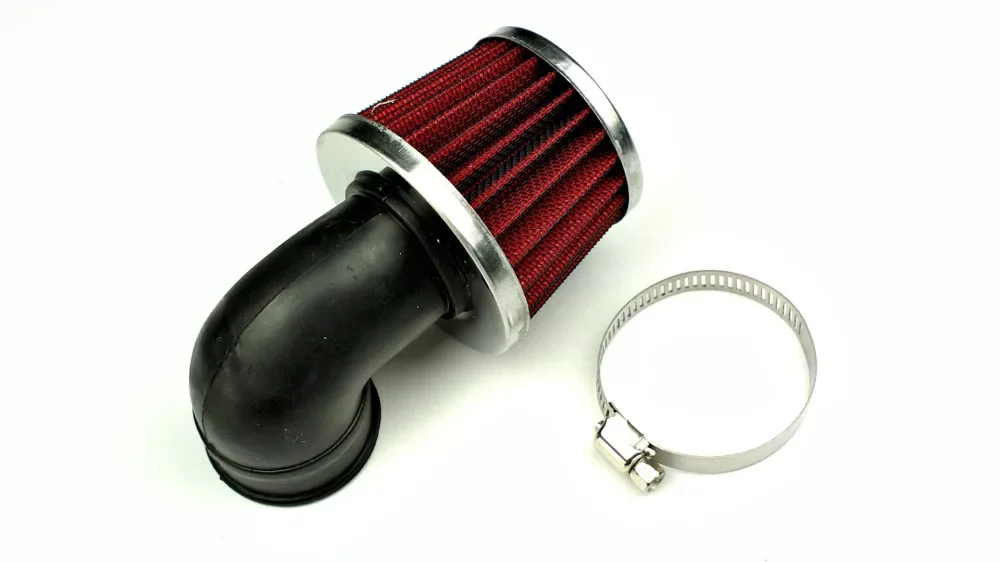 Akció Levegőszűrő sport28-30mm 90 fokos
