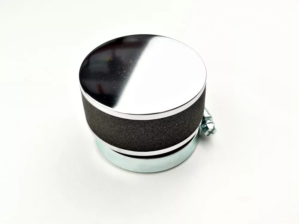Exkluzív ajánlat Levegőszűrő sport króm egyenes 50mm