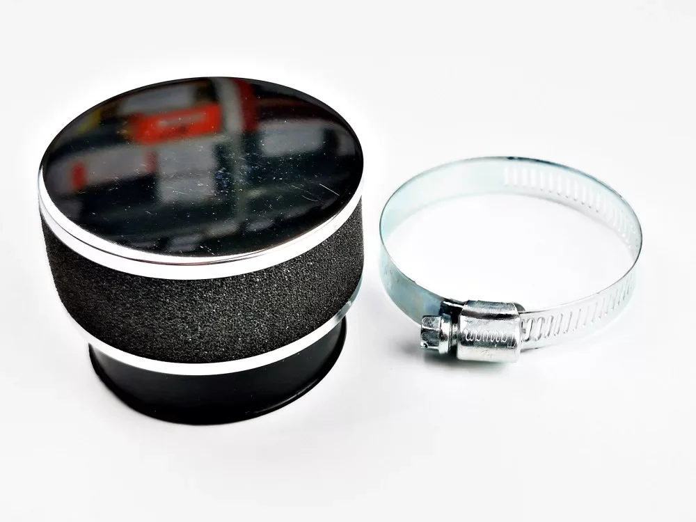 Csak ma Levegőszűrő sport króm egyenes 54mm