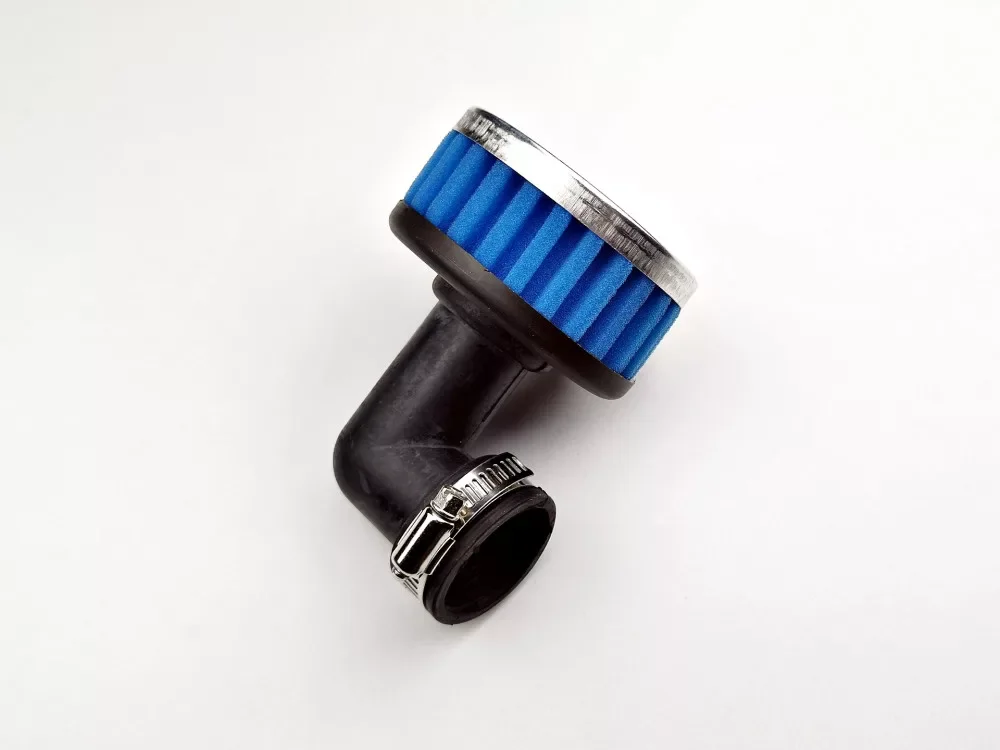 Ajánlat Levegőszűrő sport TUNNING szivacsos 38mm 90 fokos