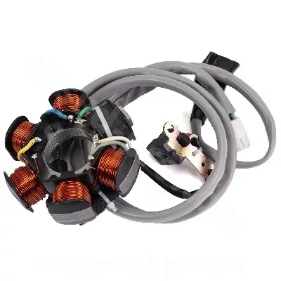 Gyújtás alaplap állórész PIAGGIO 125 LIBERTY 1998-2005, 125 VESPA ET4 1998-2005, 125 HEXAGON LX4 JUSQU'A 1997 / APRILIA 125 MOJITO 1999-2001 Azonnal elérhető