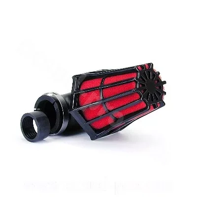 Szuper ajánlat Levegőszűrő sport R-EVOLUTION 9028/35mm 90 fokos FEKETE/PIROS