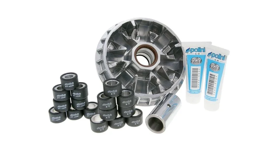 Outlet Variátor szett Piaggio, Aprilia, Gilera, Malaguti, Peugeot 400-500cc Polini Hi-Speed