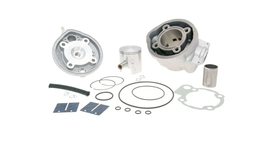 Szuper akció Hengerszett + hengerfej Minarelli AM6 76cc 50mm Polini