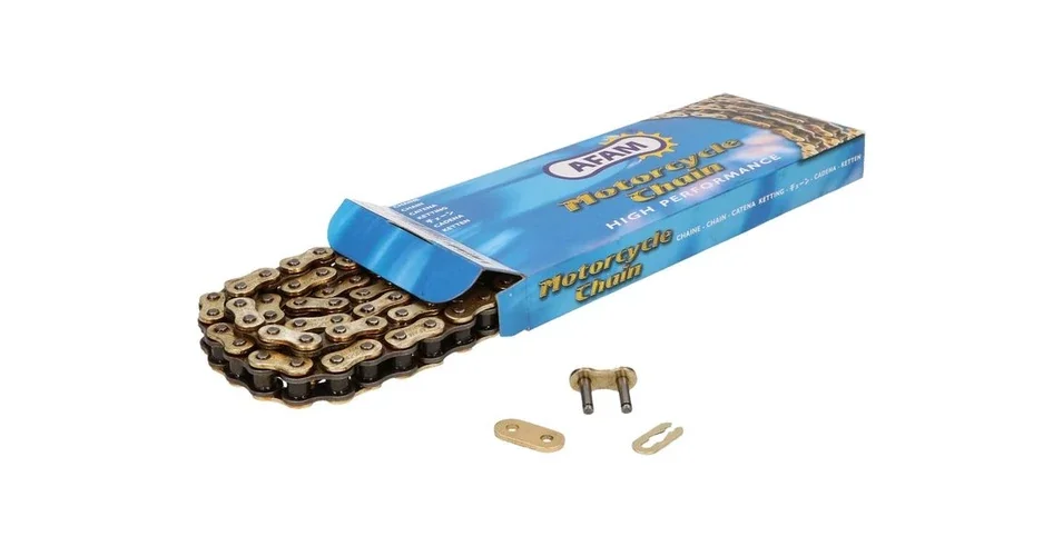 Ajánlat Lánc 420 R1-G x 122 megerősített (2100daN), arany AFAM