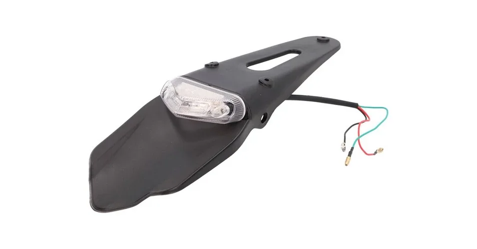 Bestseller Sárvédő hátsó, rendszámtábla tartó LED-es féklámpával Supermotard, Enduro 101-Octane