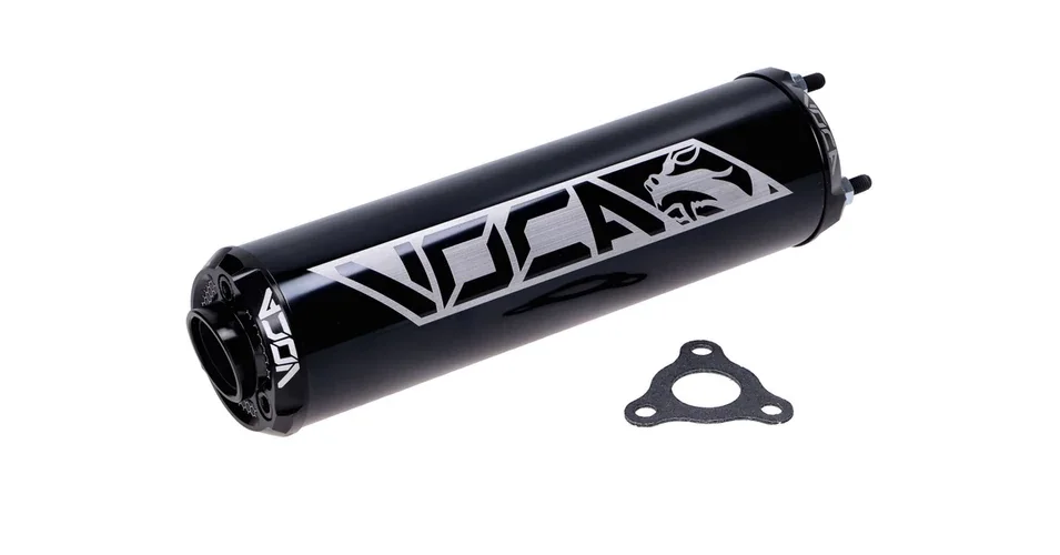 Vedd meg most Kipufogó hangtompító 60x200mm D50B0, EBE050, EBS050, AM6 50-80cc fekete Voca Racing