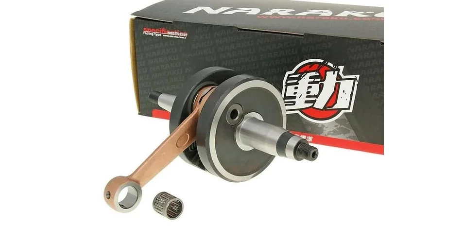 Árengedmény Főtengely Aprilia RS, RX, SX, Derbi Senda, GPR, Gilera RCR, SMT (D50B) 50cc Naraku