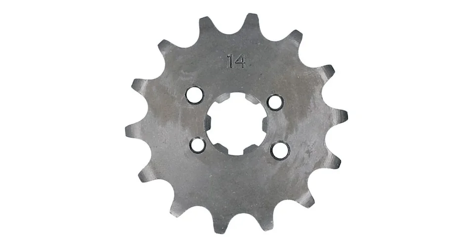 Lánckerék első 14 fogas 420 Aprilia RX, SX, Derbi Senda, Gilera RCR, SMT (D50B, EBE, EBS) 101-Octane Kiárusítás