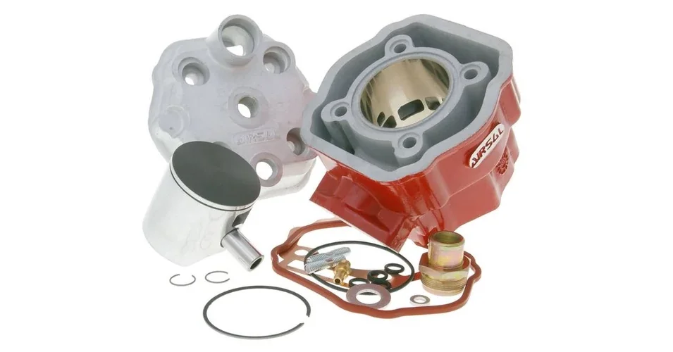 Árcsökkenés Hengerszett + hengerfej LC Derbi Senda, Aprilia RS 78cc 50mm (D50B0) Airsal Xtrem