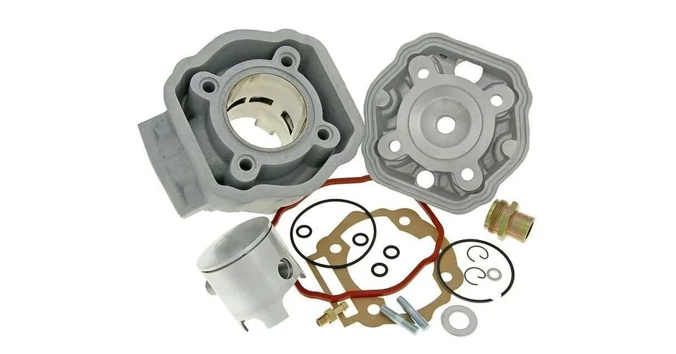 Árcsökkenés Hengerszett + hengerfej LC Derbi Senda, Piaggio 72,4cc 48mm (D50B0) Airsal