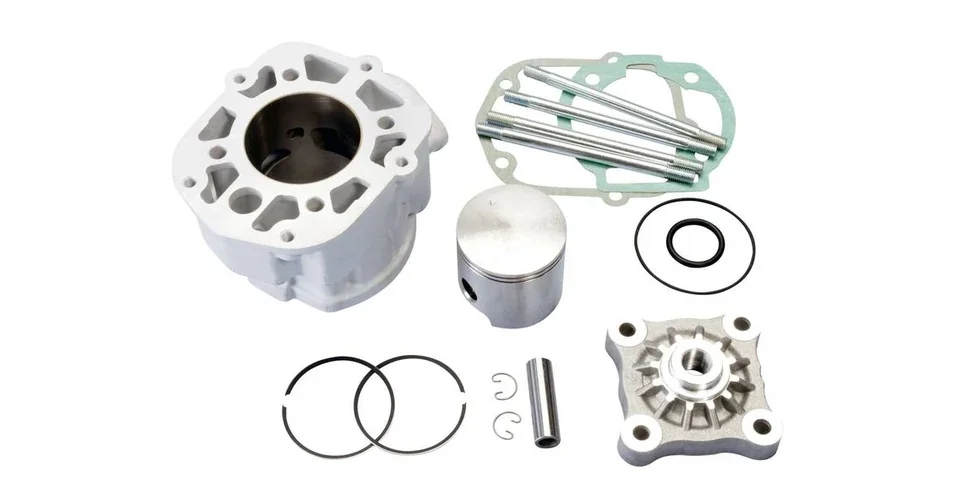 Hengerszett + hengerfej LC Derbi Senda, Aprilia RS 80cc 50mm alumínium (D50B0) Polini Racing Csak ma
